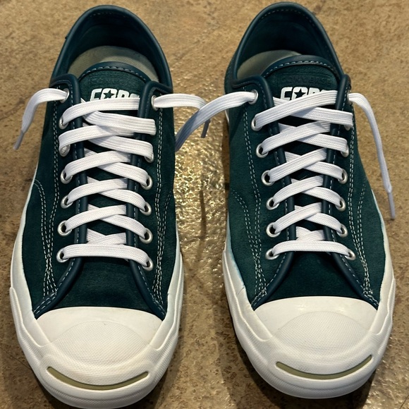 Converse Jack Purcell Pro shoes. Teal suede.  Gently used. Men’s 10.5. EUR 44.5. - Picture 4 of 11